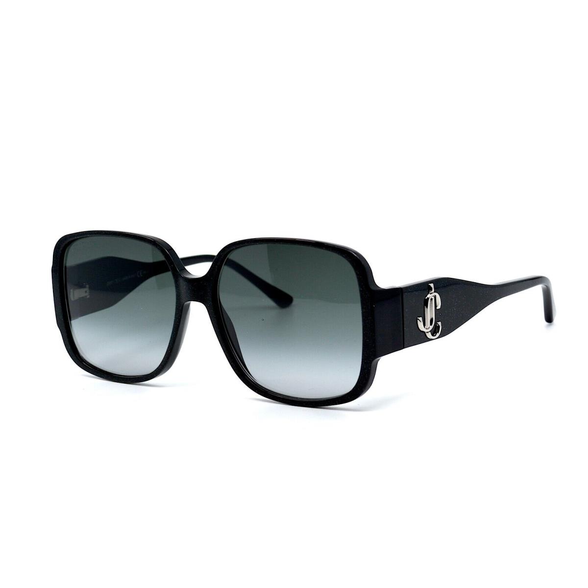 Jimmy Choo Tara/s Glitter Black Grey Women`s Sunglasses