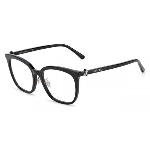 Jimmy Choo Eyeglasses JC310G Dxf 53mm Black Glitter / Demo Lens