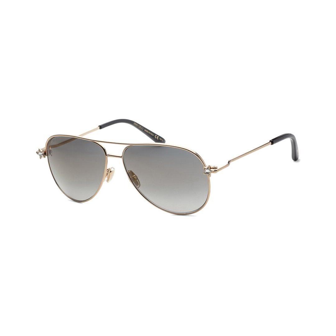 Jimmy Choo Women`s Sansas 58Mm Sunglasses Women`s Gold