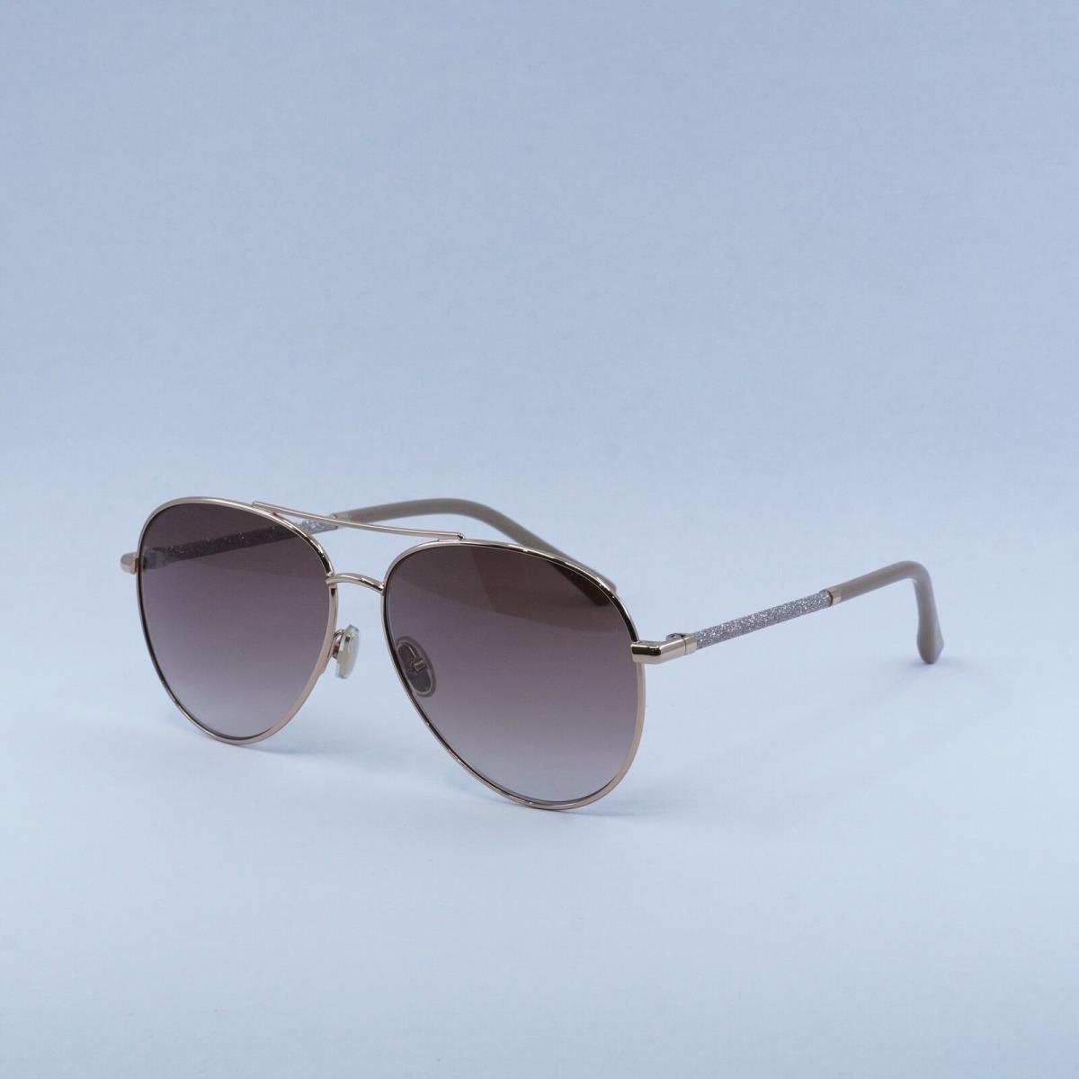 Jimmy Choo Devan/s 0BKU HA Gold Nude/brown Gradient 59-13-140 Sunglasses