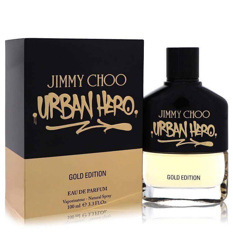 Jimmy Choo Urban Hero Gold Edition by Jimmy Choo Eau De Parfum Spray 3.3 oz Me