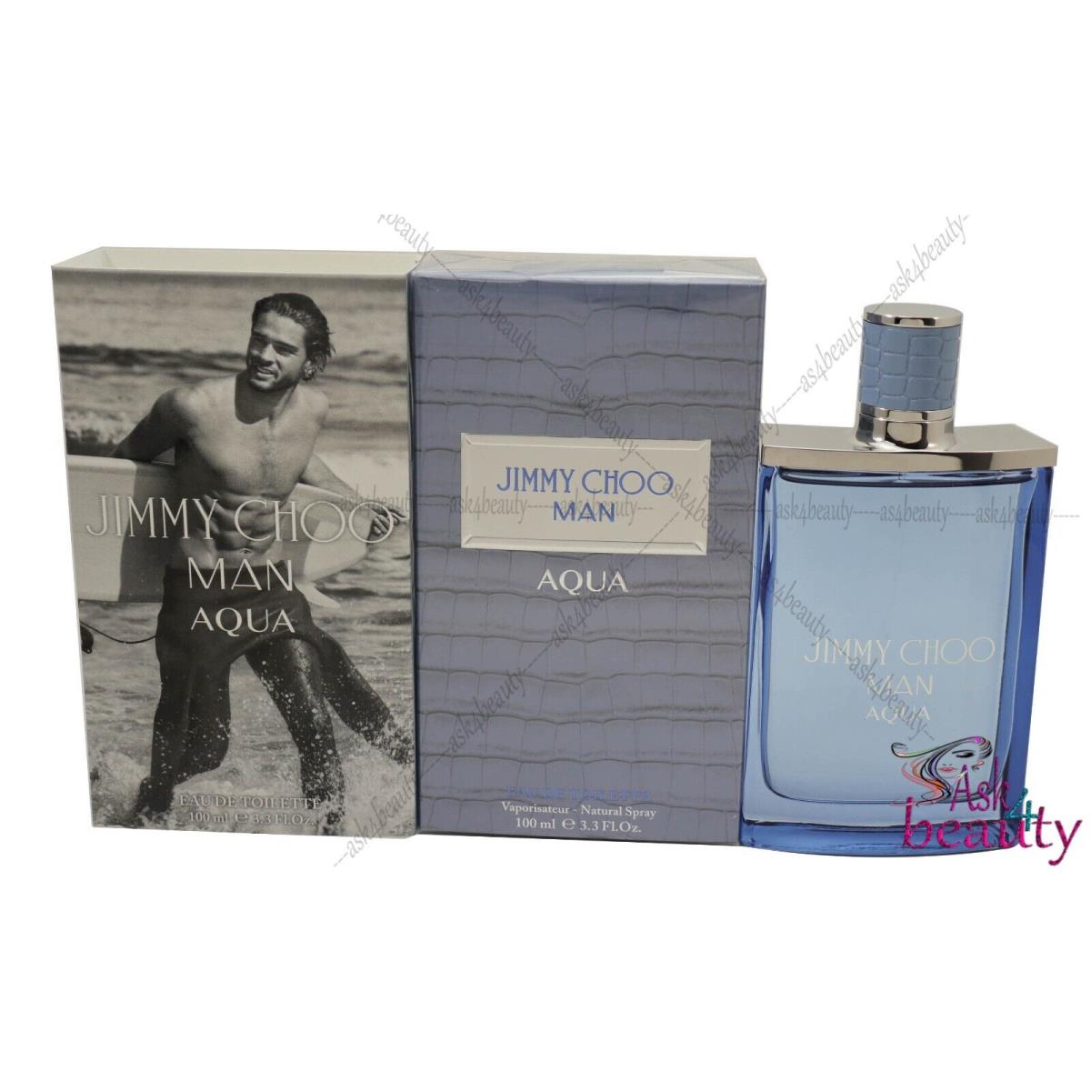 Jimmy Choo Man Aqua By Jimmy Choo 3.4oz/100ml Edt Spray For Men