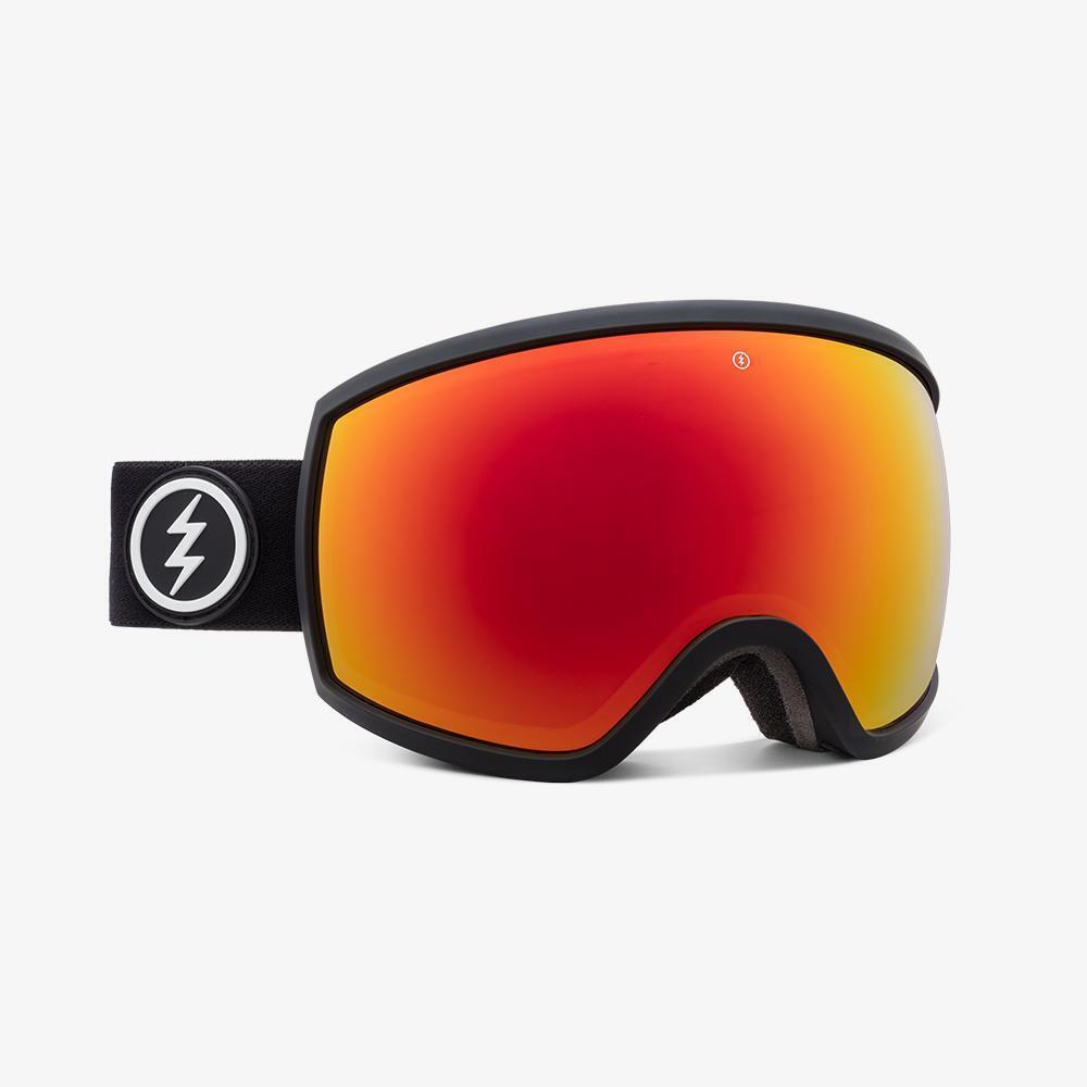 Electric Egg Goggles Matte Black Bros Red Chrome