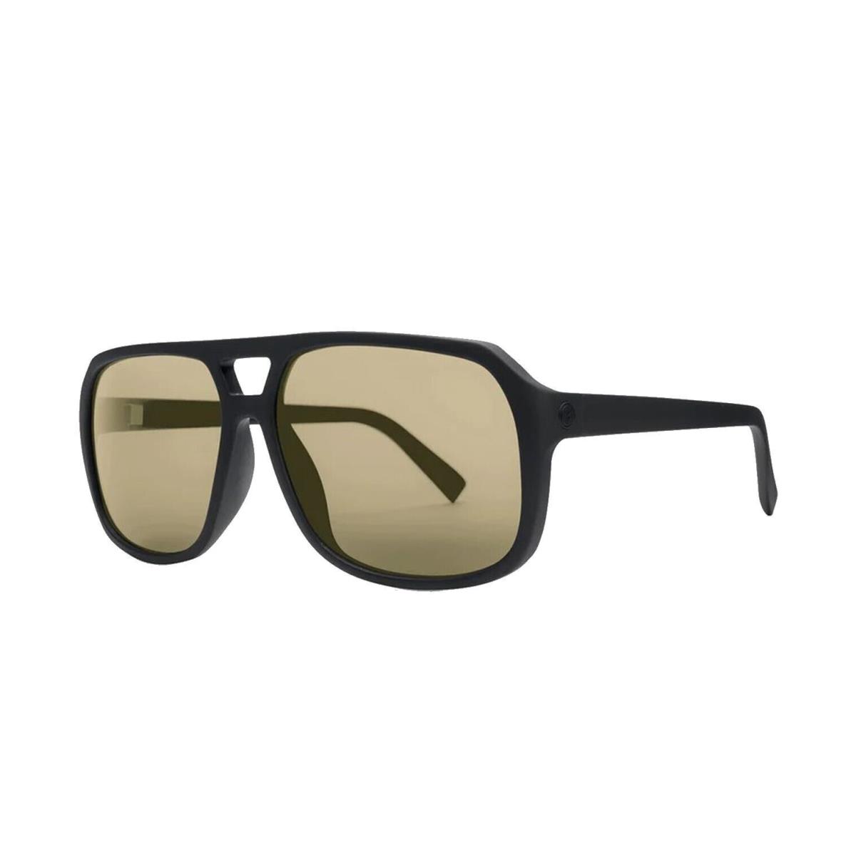 Electric Dude Sunglasses Matte Black with Amber Lens 59mm