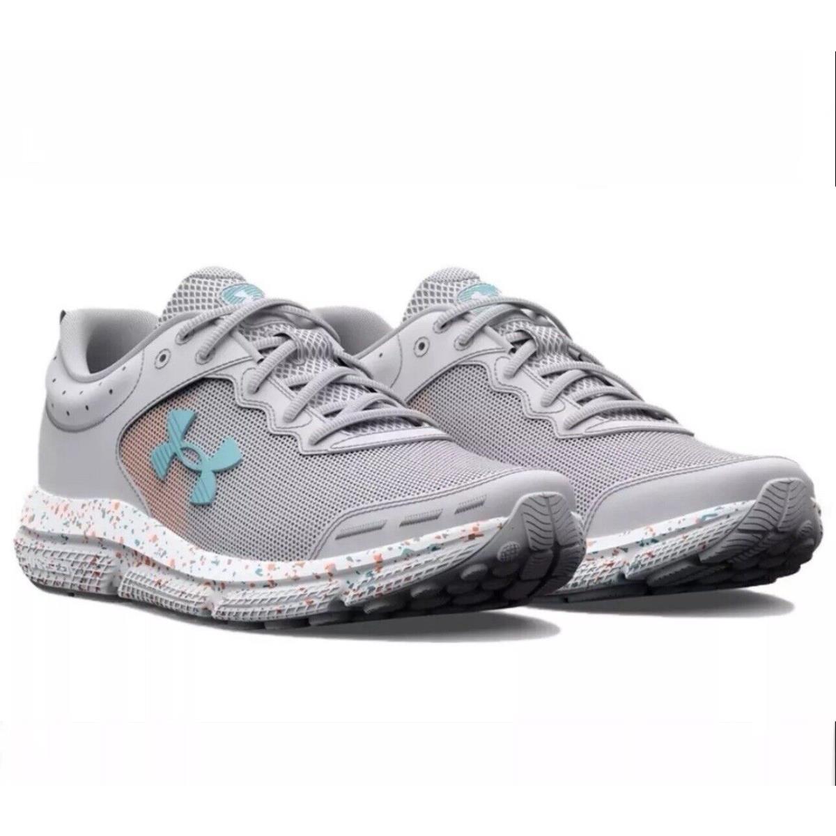 Under Armour Charged Assert 10 Paint Splatter Running Shoes 3027092 Women Sz 6.5