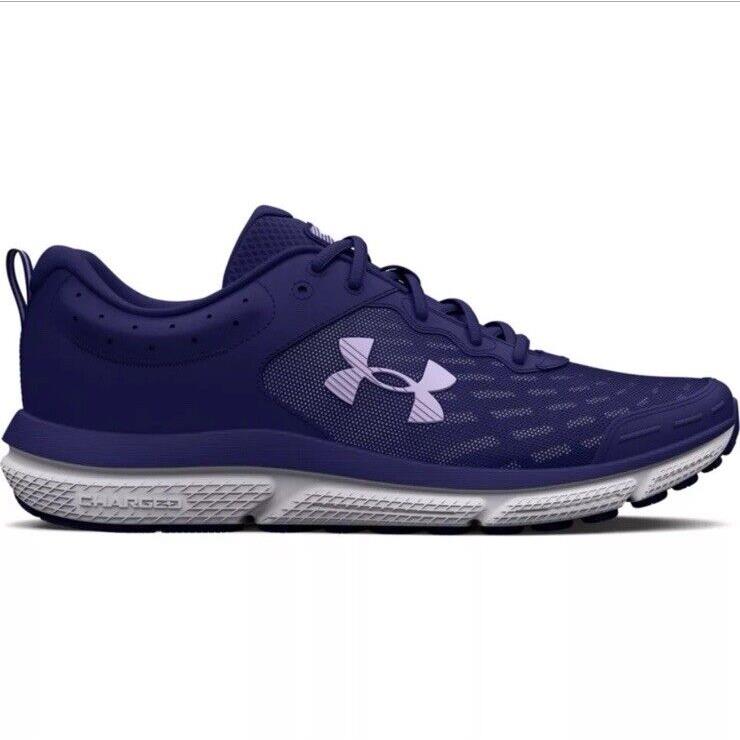 Under Armour Charged Assert 10 Purple Running Shoes 3026179-501 Womens Size 7 - Nebula Purple