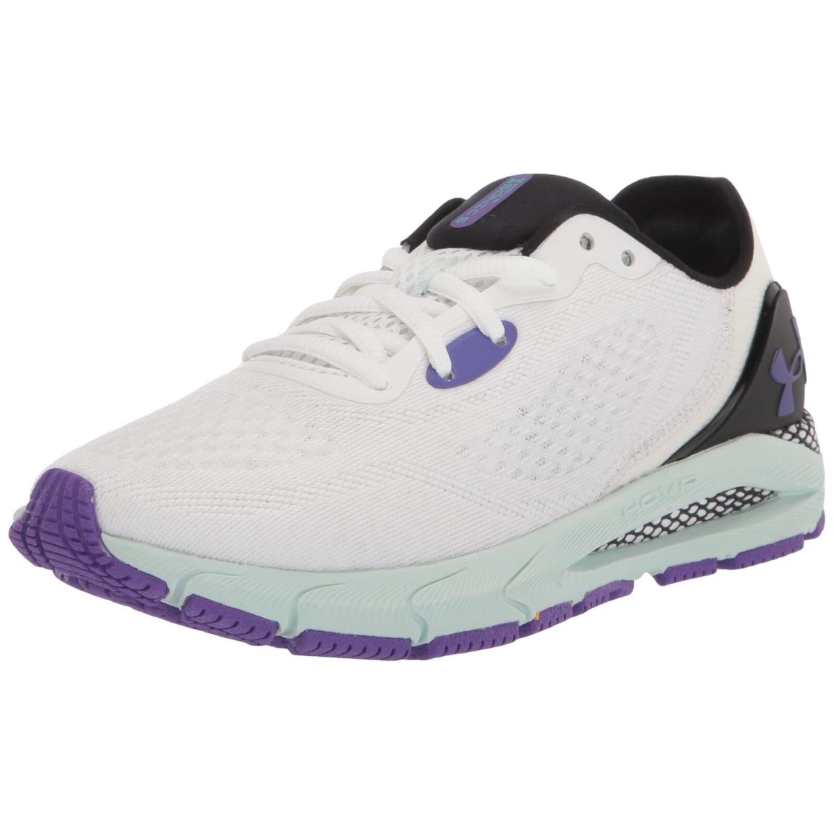 Under Armour Women`s Hovr Sonic 3 Running Shoes White/black 6.5 B Medium US