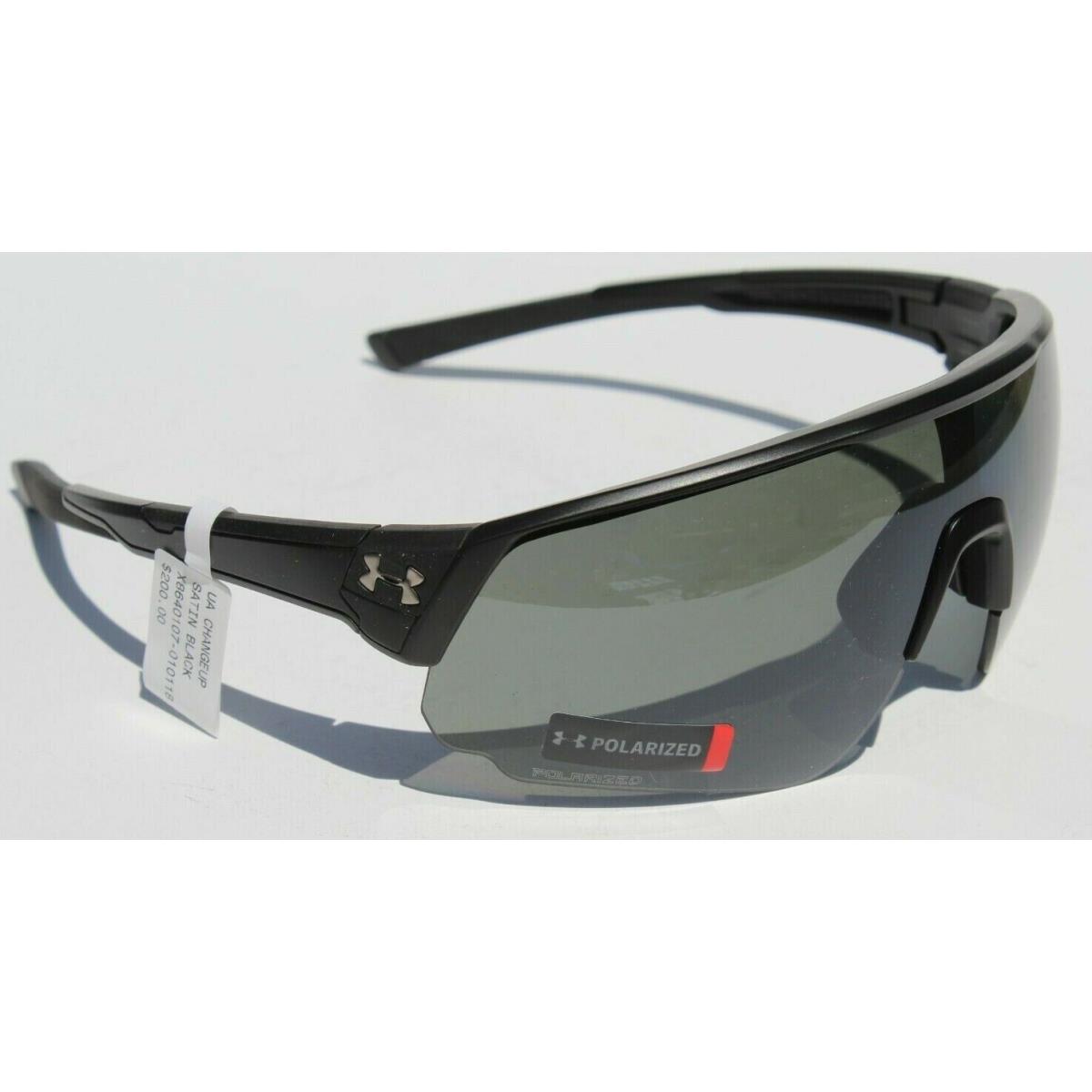 Under Armour Changeup Polarized Sunglasses Satin Black Sport/baseball