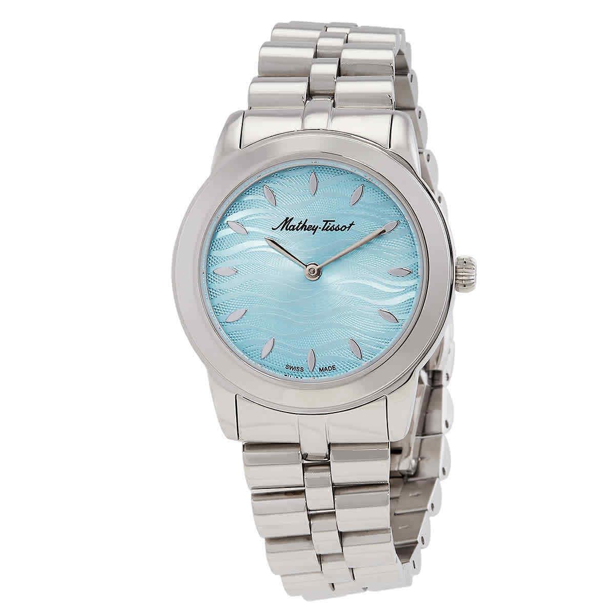 Mathey-tissot Artemis Quartz Blue Dial Ladies Watch D10860ABU