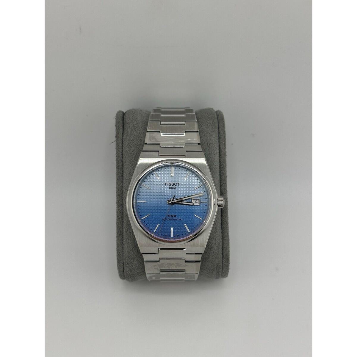 Tissot Prx Powermatic T137.407.11.351.01 Gradient Blue Dial