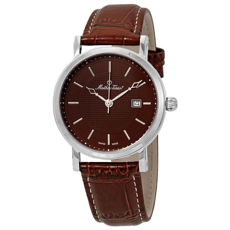 Mathey-tissot City Brown Dial Men`s Watch H611251AM