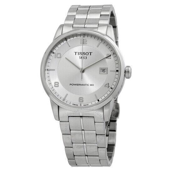 Tissot Luxury Automatic Silver Men`s Watch Powermatic 80 T086.407.11.037.00