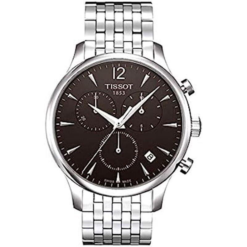 Tissot Men`s Black Dial Chronograph Watch- T063.617.11.057.00