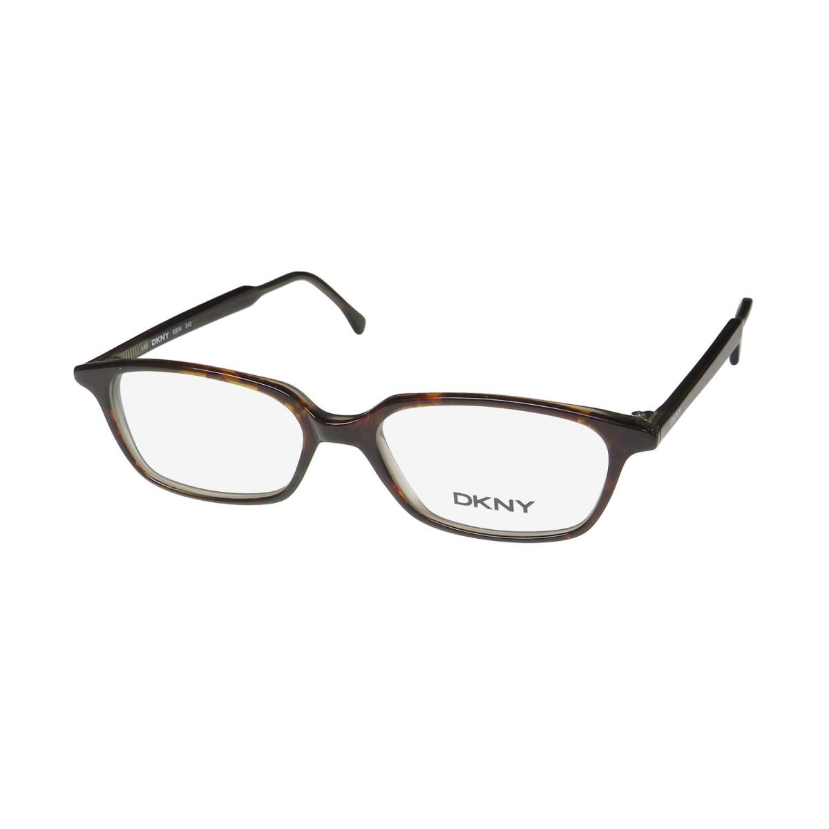 Dkny 6804 Stunning Womens Size Eyeglass Frame/glasses/eyewear Made IN Italy Havana / Crystal Grey