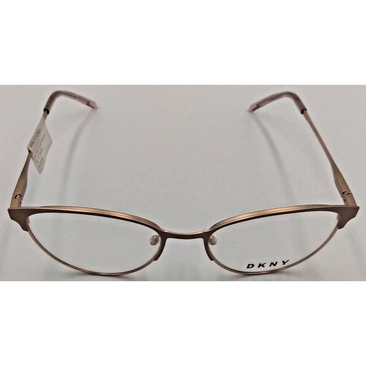 Dkny Eyeglasses Womens /color/model Eyeglass Frames Marchon 52-17-135/Blush Gold/DK1030