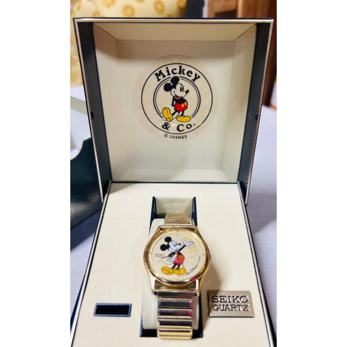 Gold Seiko Micky Mouse Watch