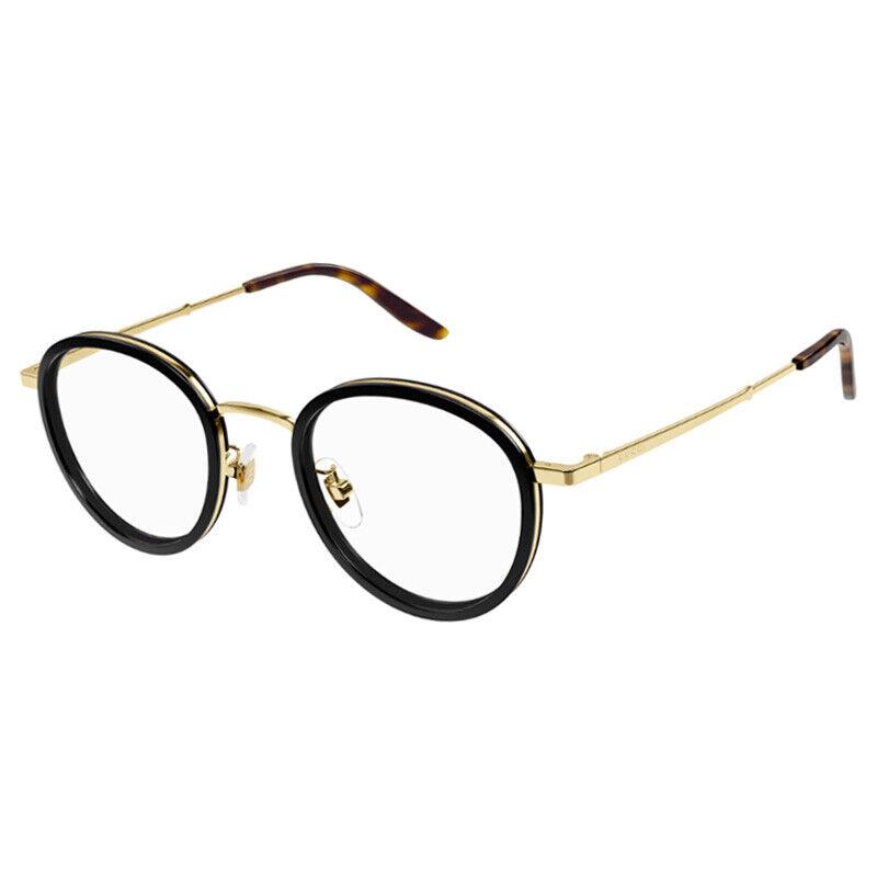 Gucci GG1357OJ 001 Gold Black 48mm Eyeglasses