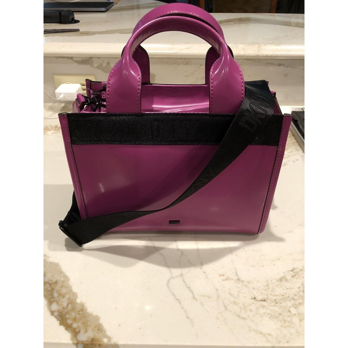 Dkny Cassandra Small Tote Eggplant Color 178.00