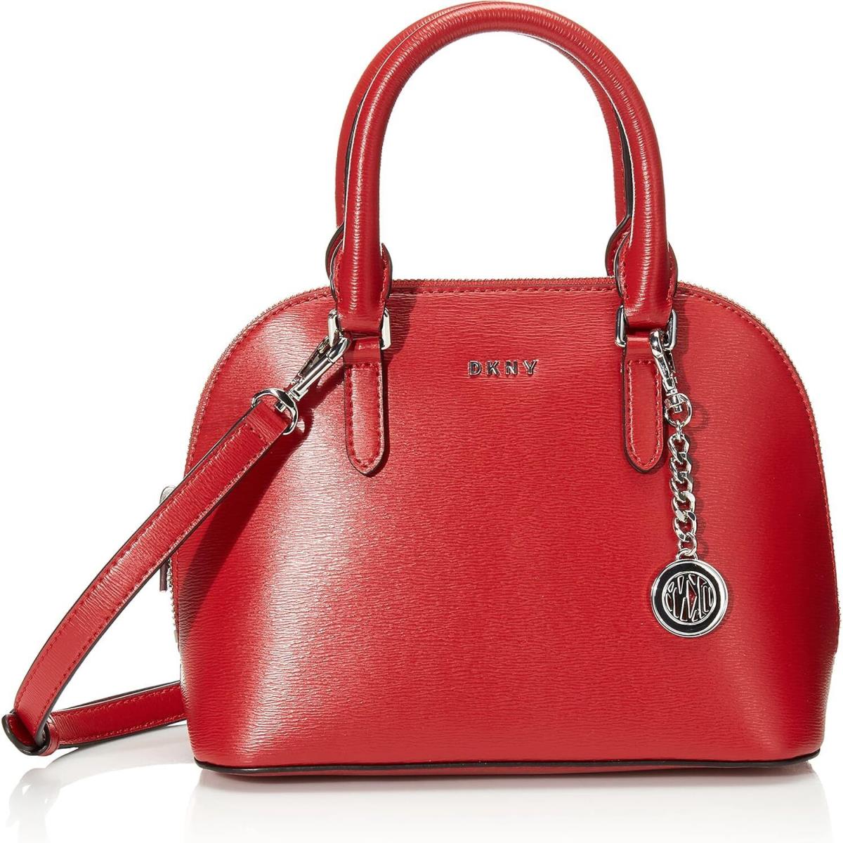 Dkny Bryant Dome Satchel Bright Red