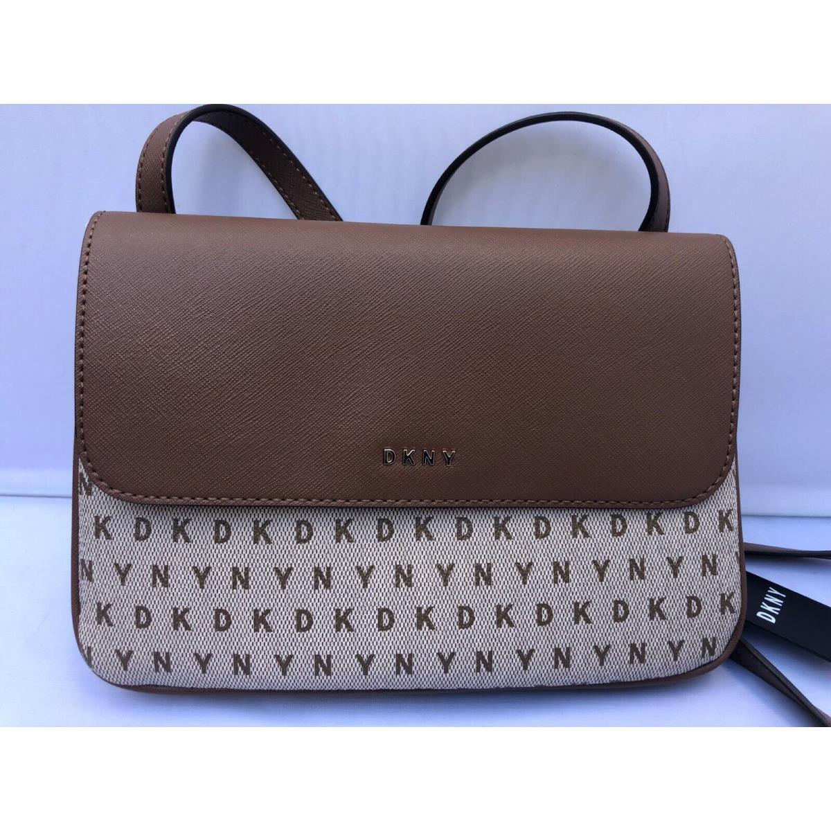 Dkny R92EJE53 Brown Crossbody Hertge Logo Handbag