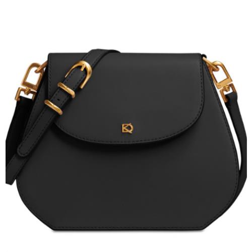 Donna Karan Bellerose Crossbody - Black/gold