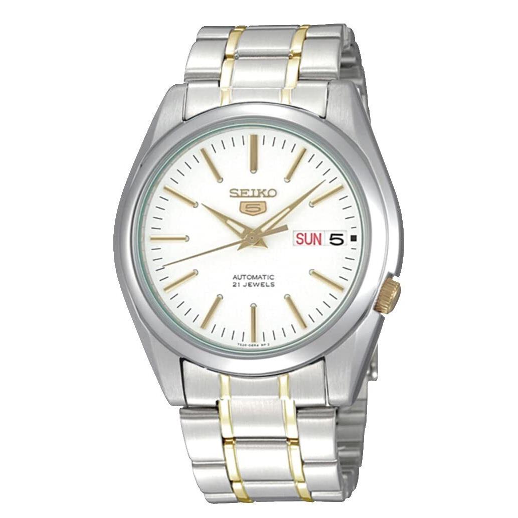 Seiko SNKL47 Automatic Watch For Men 5-7S Hands Stainless Case Bracelet