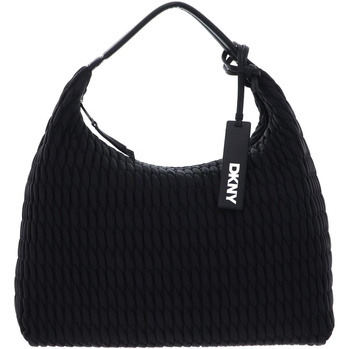 Dkny Fashion Slouchy Classic Casual Handbags Shopper One Size Black/black - Black