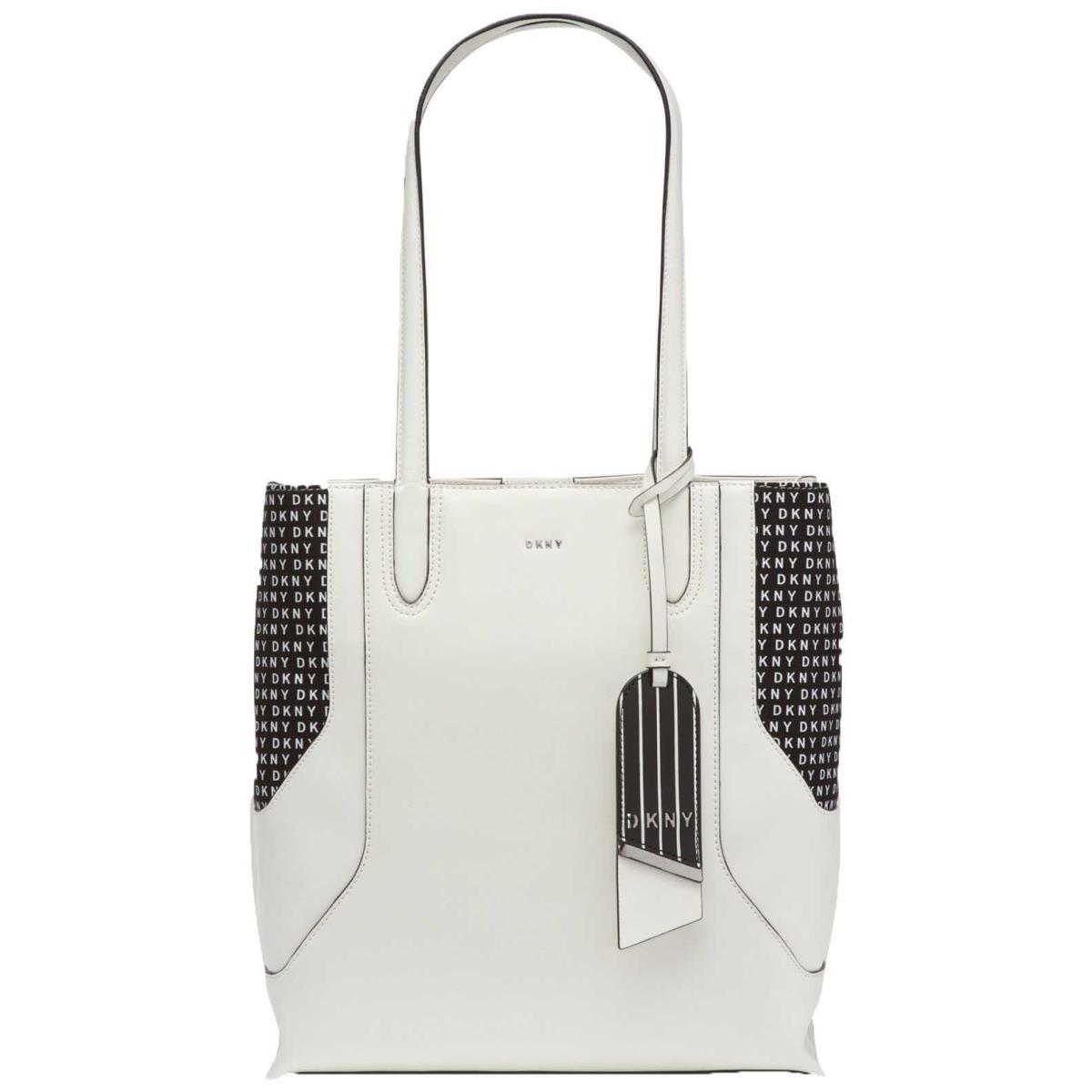 Dkny Jade Tall Signature Handbag Totes White