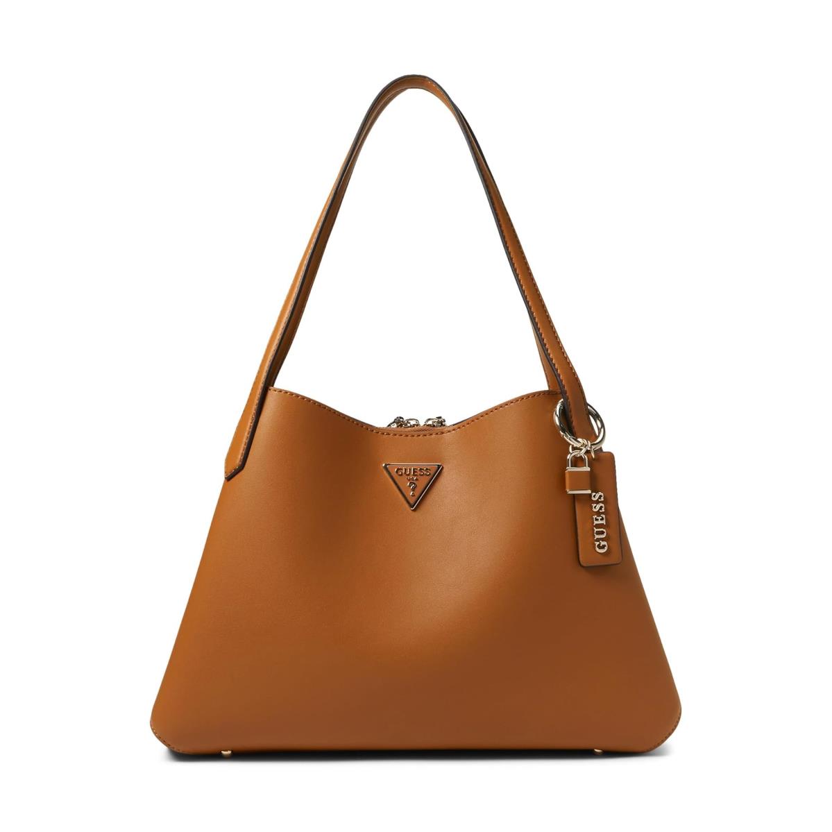 Woman`s Handbags Guess Sora Girlfriend Carryall Cognac