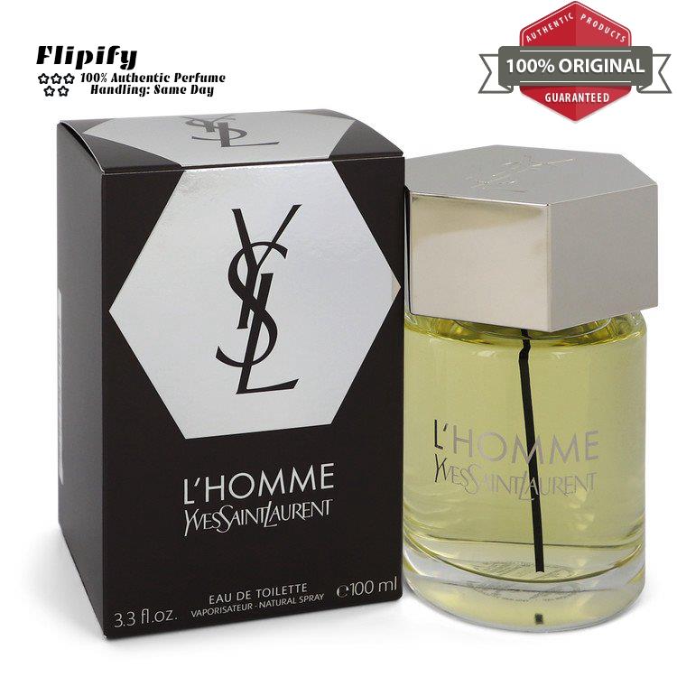 L`homme Cologne 3.4 6.7 2 oz Edt Spray For Men by Yves Saint Laurent 100 200 ML