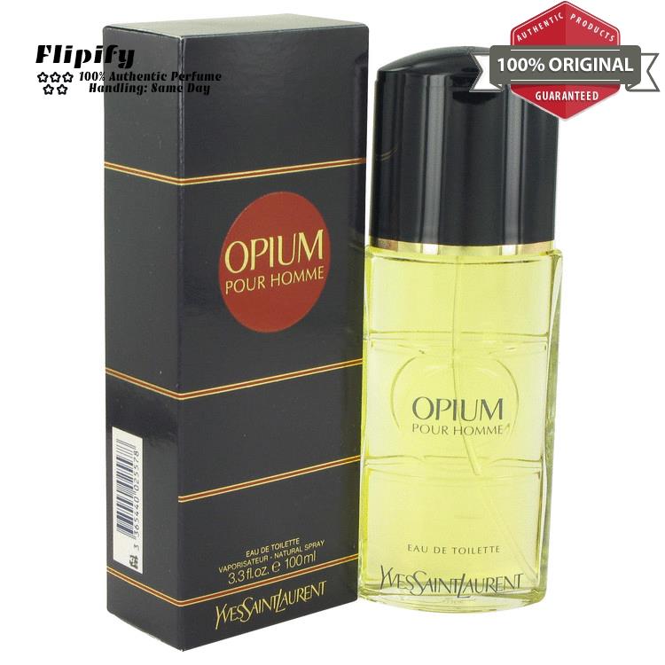 Opium Cologne 3.3 oz Edt Spray For Men by Yves Saint Laurent