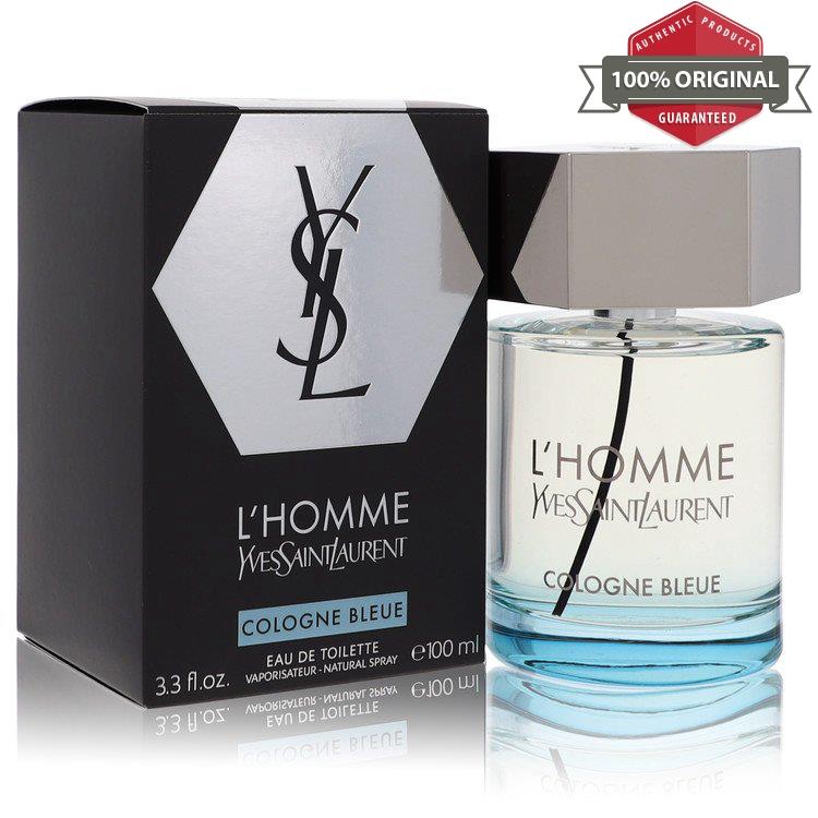 L`homme Bleu Cologne 2 oz / 3.4 oz Edt Spray For Men by Yves Saint Laurent