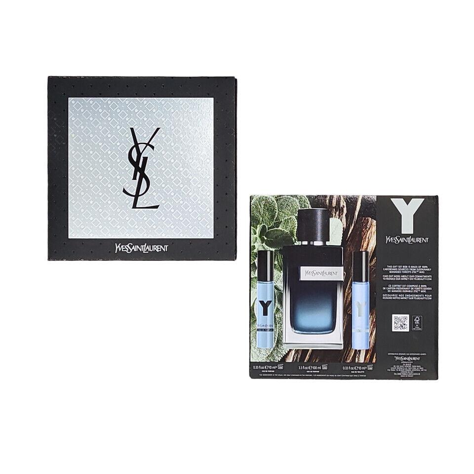 Yves Saint Laurent Y Eau de Parfum Spray 3PCS Gift Set