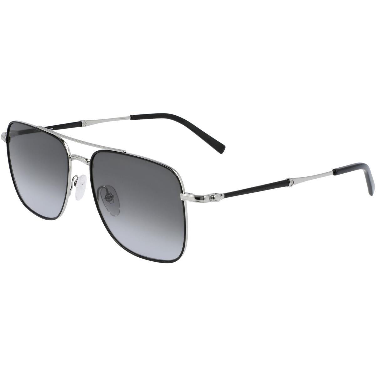 Salvatore Ferragamo Men`s Navigator Sunglasses - SF266S - Made in Italy Light Ruthenium/Grey (081)