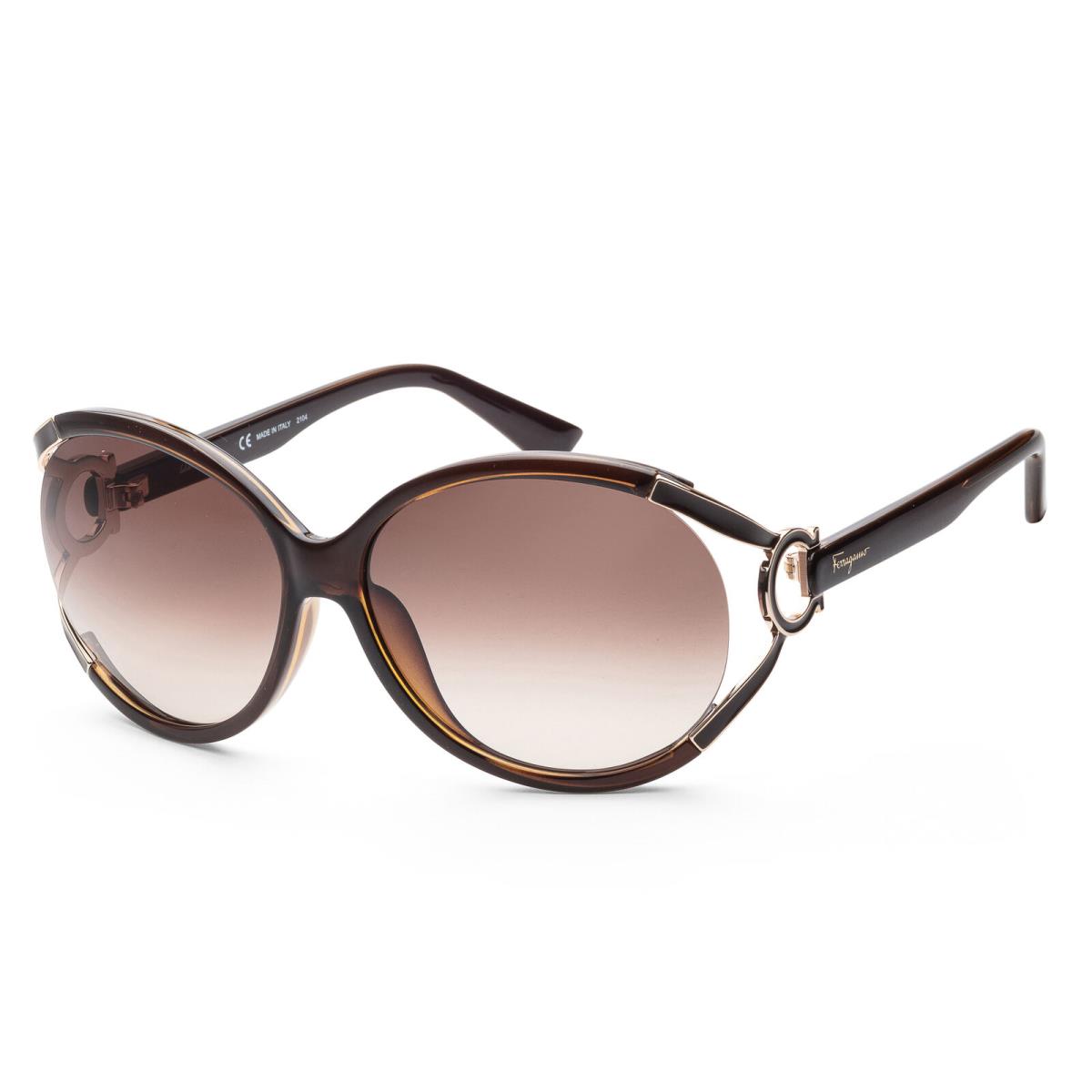 Ferragamo Women`s 61mm Dark Brown Sunglasses SF600S-220