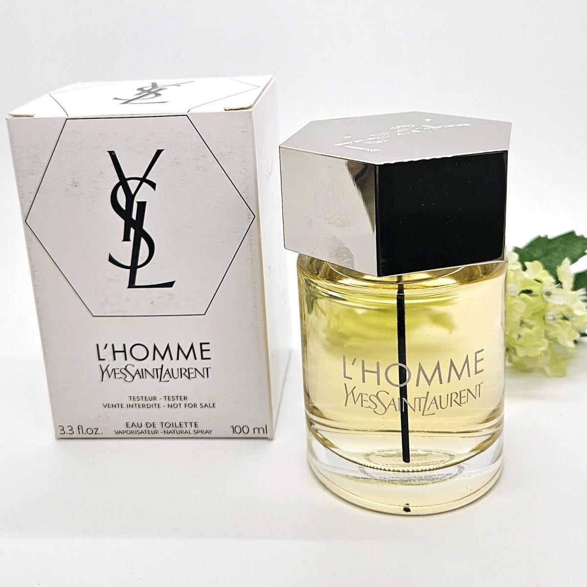 Ysl Yves Sait Laurent L`homme Edt Eau De Toilet 3.3 oz /100ml Vintage Batch 2015