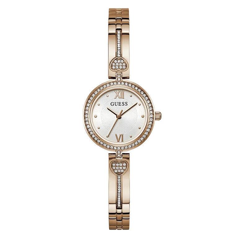 Guess Ladies Rose Gold Tone Analog 27 mm Watch - GW0655L3