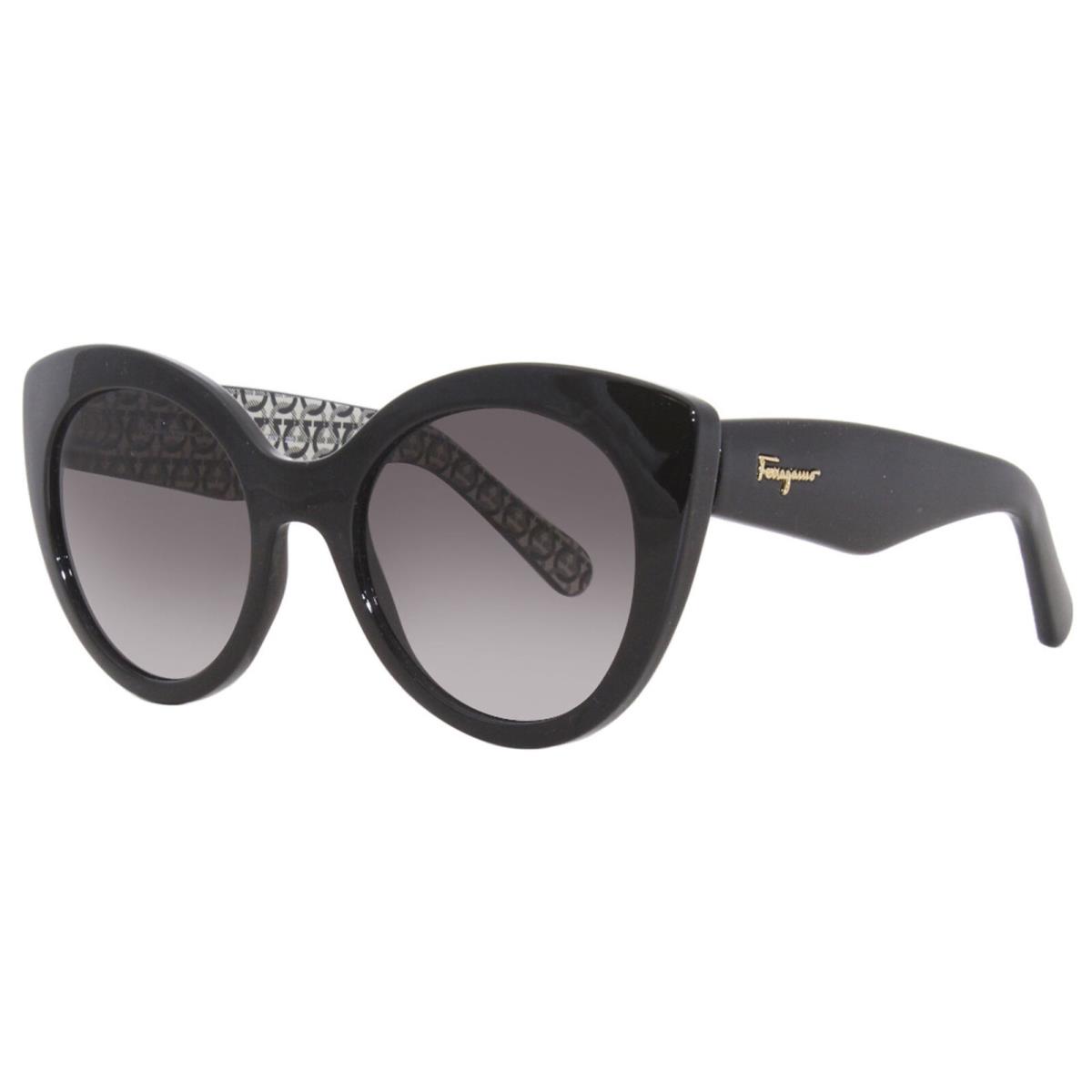 Salvatore Ferragamo SF964S 001 Sunglasses Women`s Black/grey Gradient 54mm