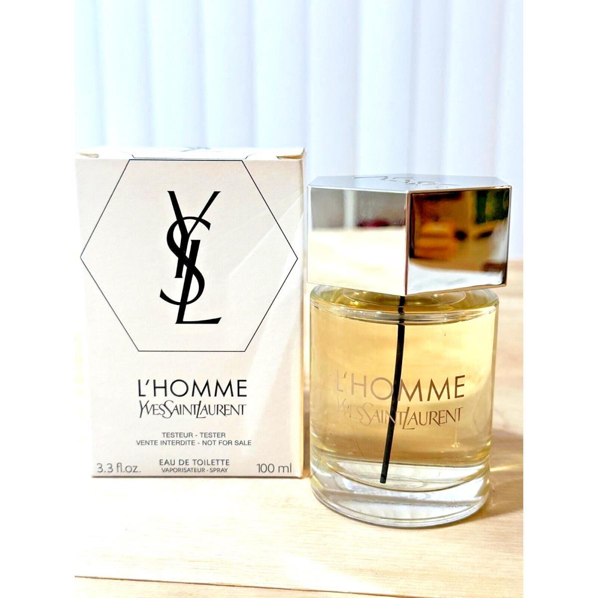 Ysl L`homme BY Yves Saint Laurent Edt Natural Spray 3.3 OZ See Picture Men