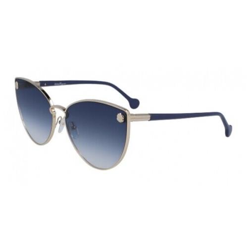 Salvatore Ferragamo SF185S-743-6415 Gold Sunglasses