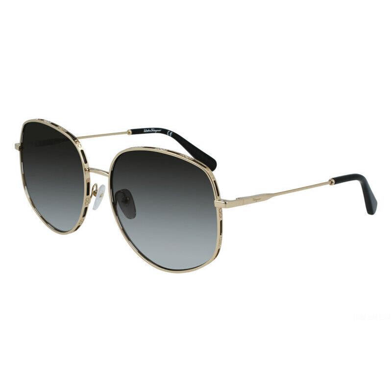 Salvatore Ferragamo SF277S-733-6117 Gold Sunglasses