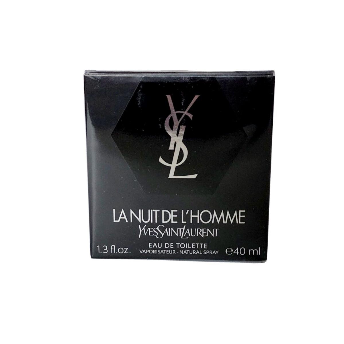 Yves Saint Laurent La Nuit De L`homme 1.3oz Men`s Eau de Toilette Spray