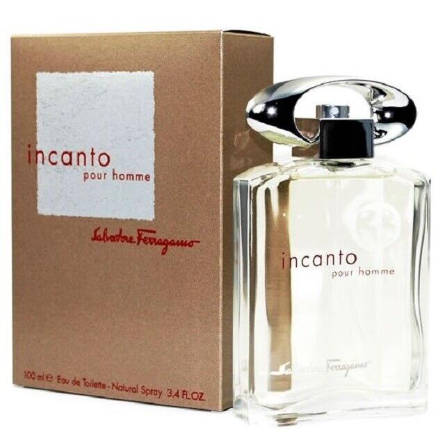 Salvatore Ferragamo Incanto For Men Cologne 3.4 oz 100 ml Edt Spray