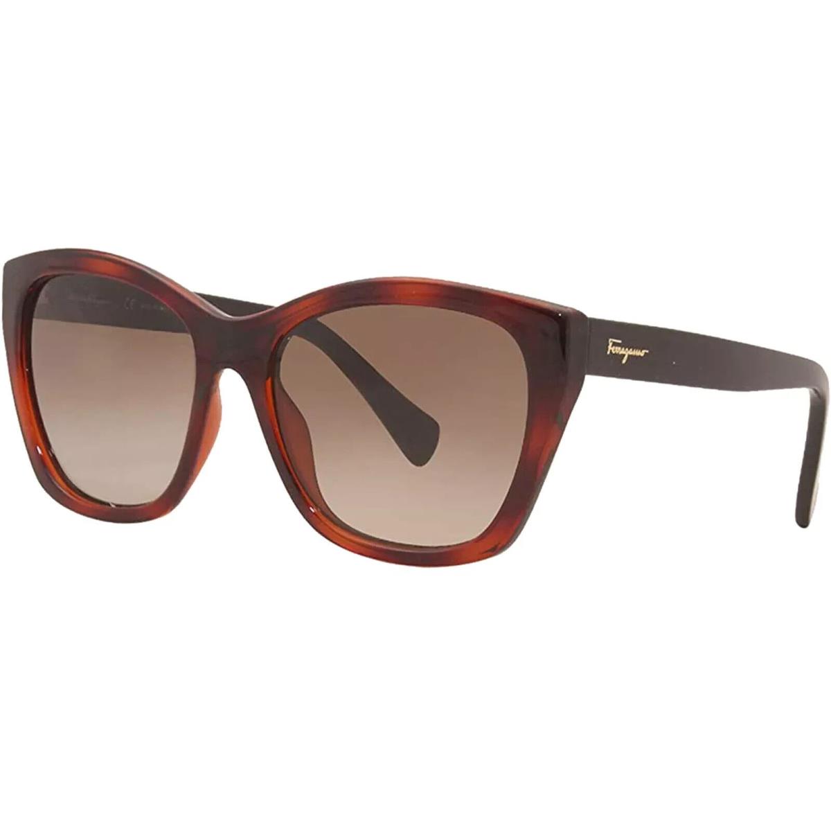 Salvatore Ferragamo Women`s Square Cat Eye Sunglasses SF957S 214 56