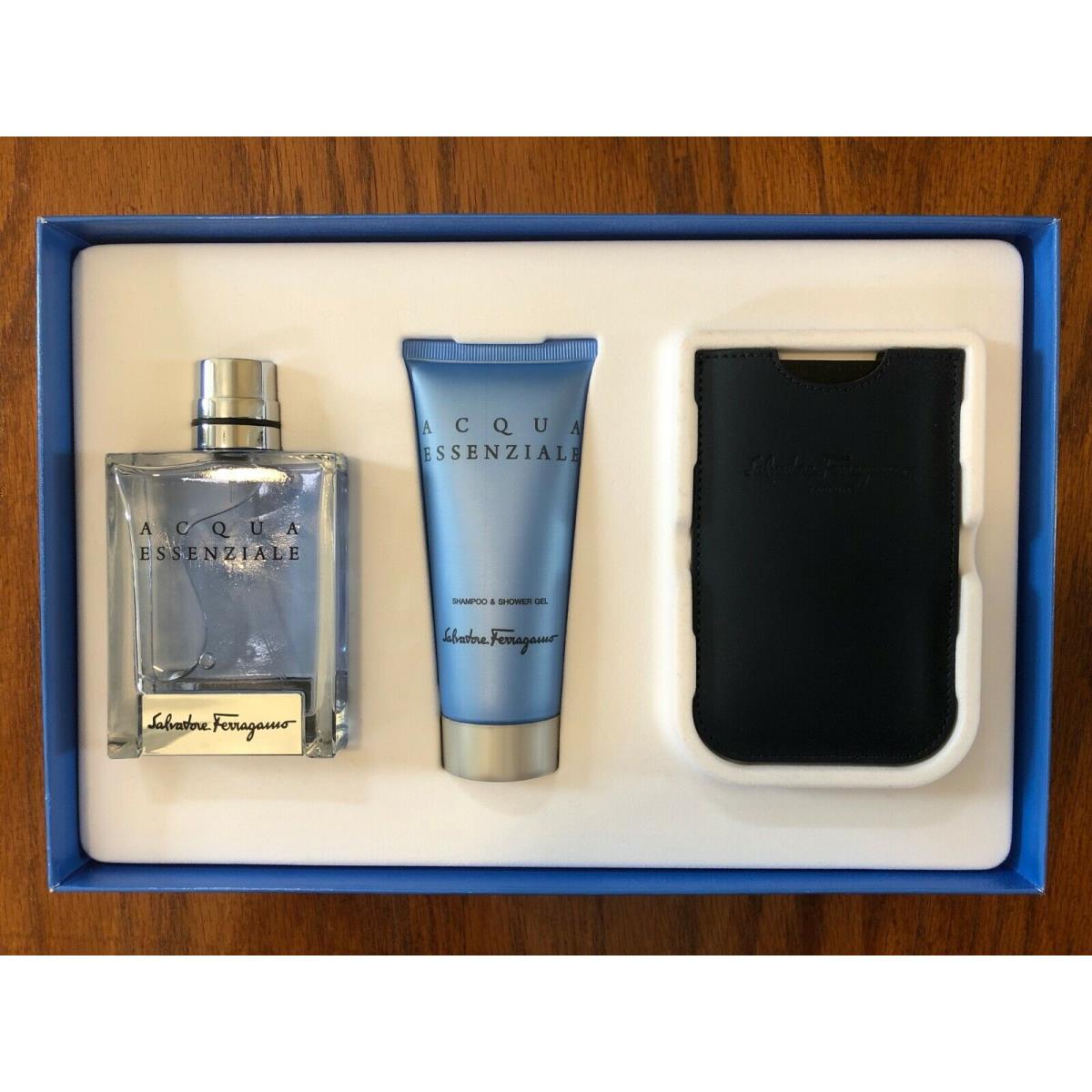 Salvatore Ferragamo Acqua Essenziale Edt 5-2013 Gift Set 3.4 oz Batch 20D50AD1