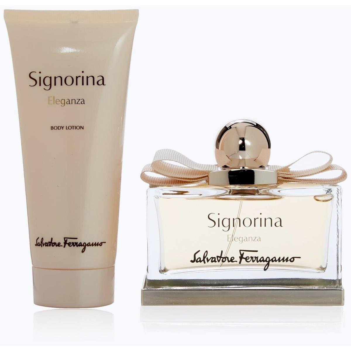 Salvatore Ferragamo: Eau DE Parfum Lotion 2 PC Set. 2.7 Floz. ORG.$99 Now