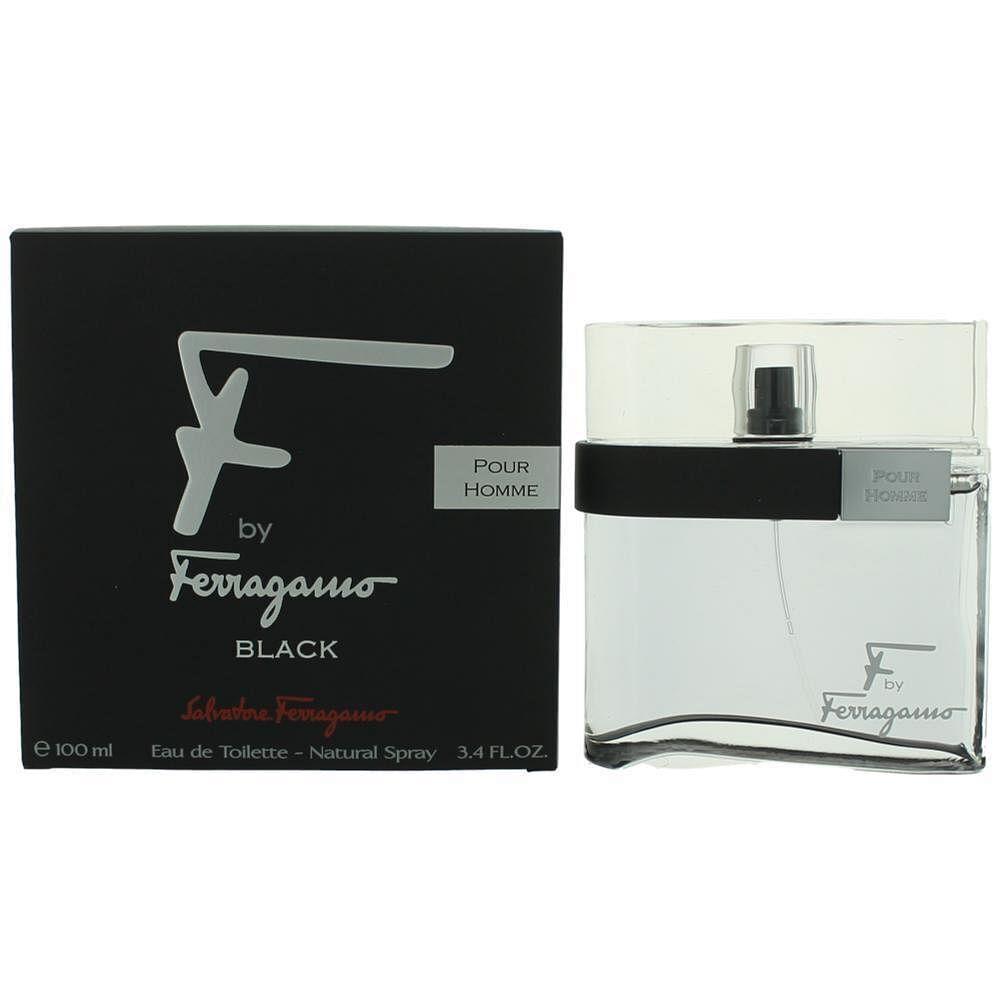 F Black by Salvatore Ferragamo 3.4 oz Eau De Toilette Spray For Men