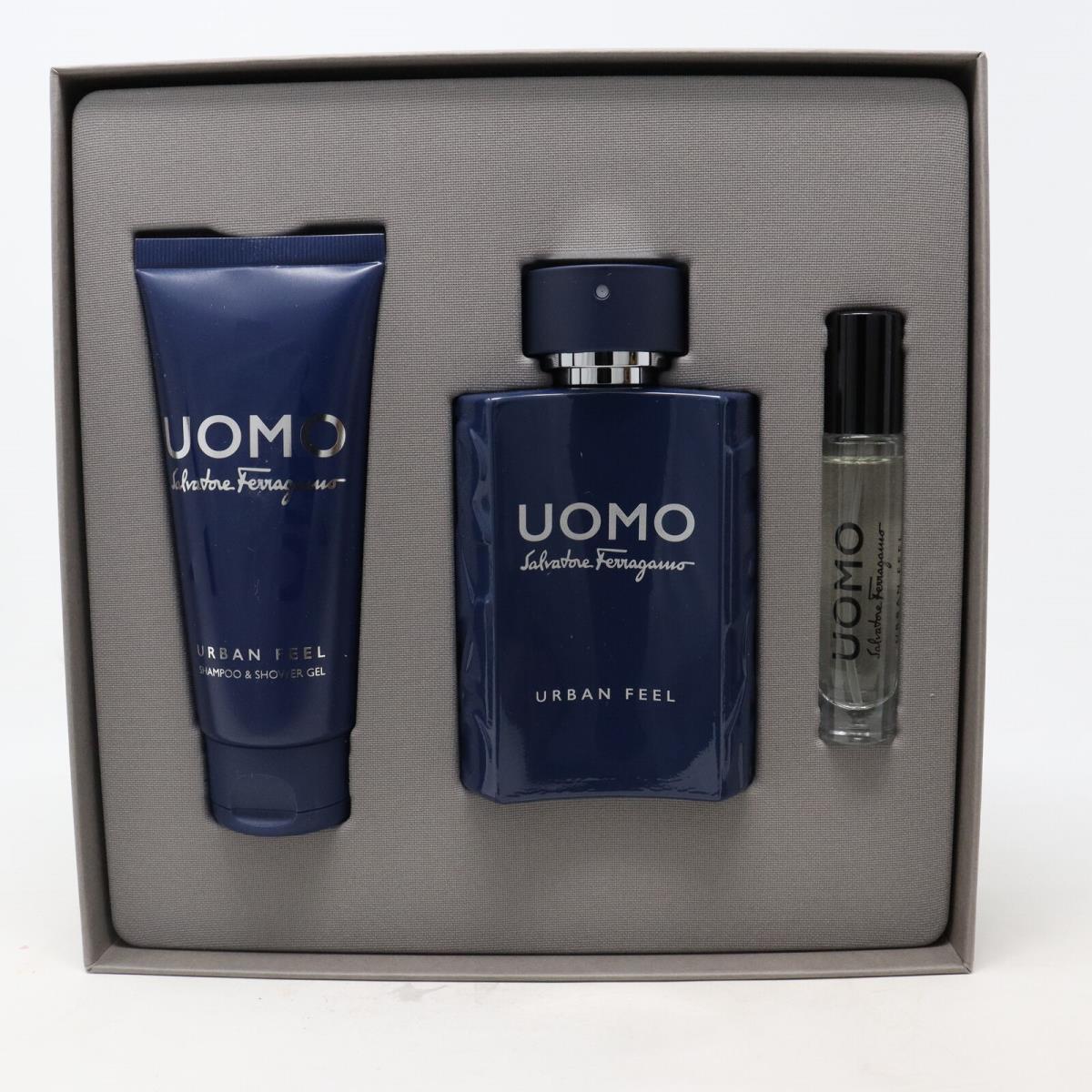 Salvatore Ferragamo Uomo Urban Feel Eau De Toilette 3-Pcs Set /