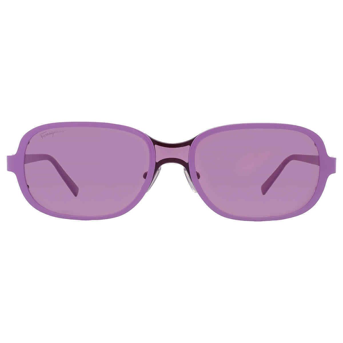 Salvatore Ferragamo Lilac Oval Unisex Sunglasses SF289S 532 54 SF289S 532 54