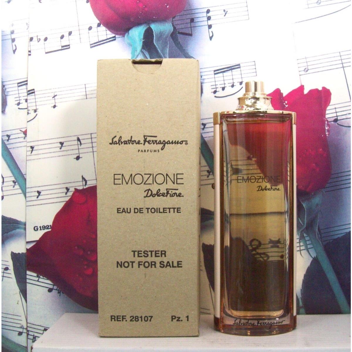 Salvatore Ferragamo Emozione Dolce Fiore 3.1 Oz. Edt Spray. Ntwb